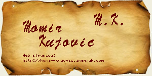 Momir Kujović vizit kartica